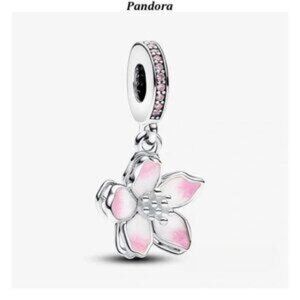New Pandora Cherry Blossom Dangle Charm